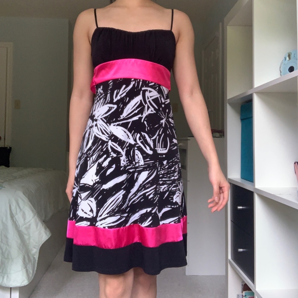 Teen’s Animal Print Formal Dress